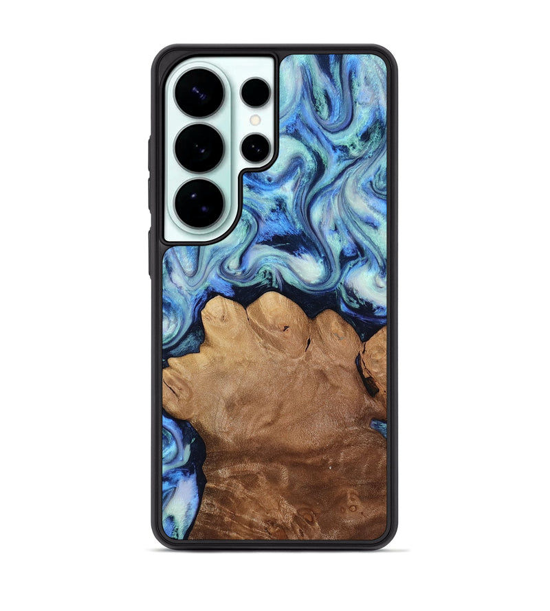 Galaxy S26 Ultra Wood Phone Case - Darrick (Blue, 817687)