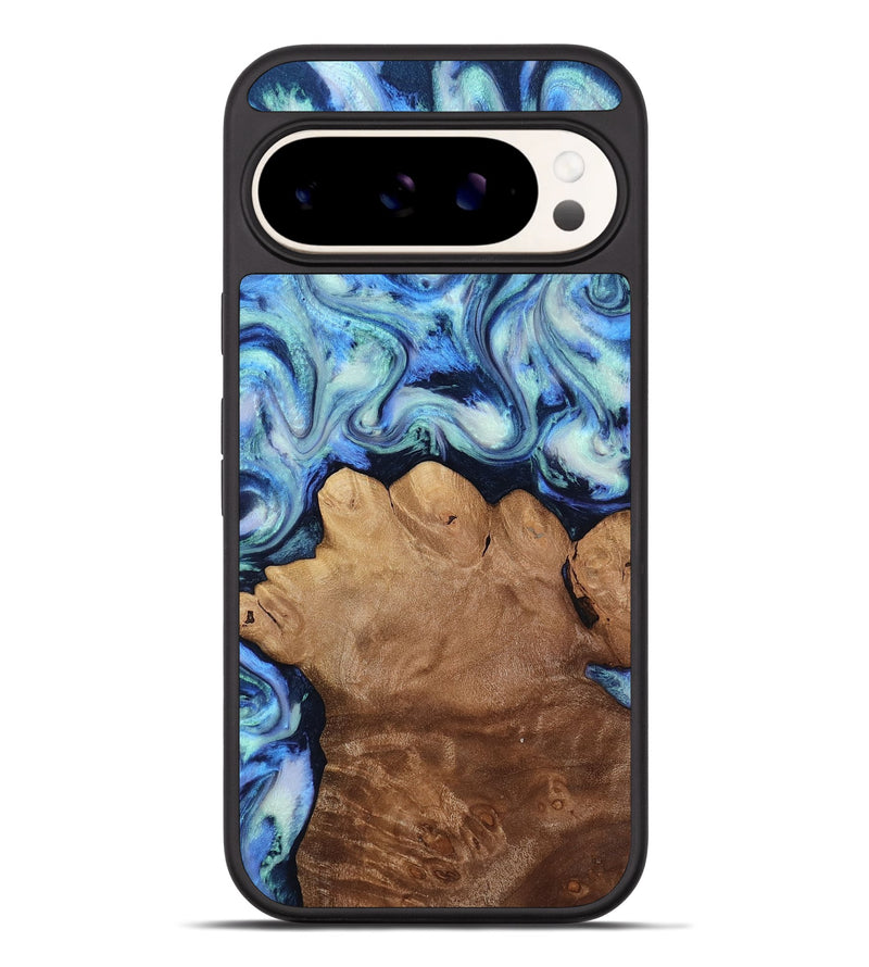 Pixel 9 Pro XL Wood Phone Case - Darrick (Blue, 817687)