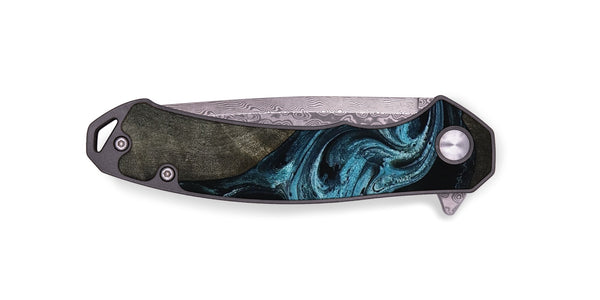 EDC Wood Pocket Knife - Grady (Blue, 817688)