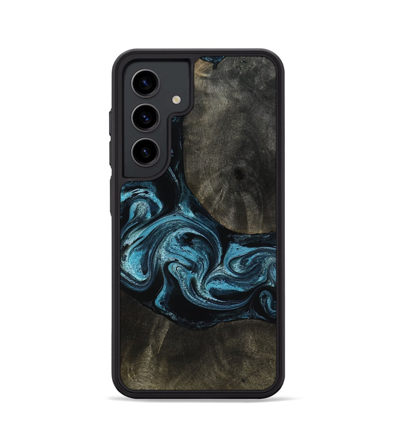 Galaxy S24 Wood Phone Case - Grady (Blue, 817688)