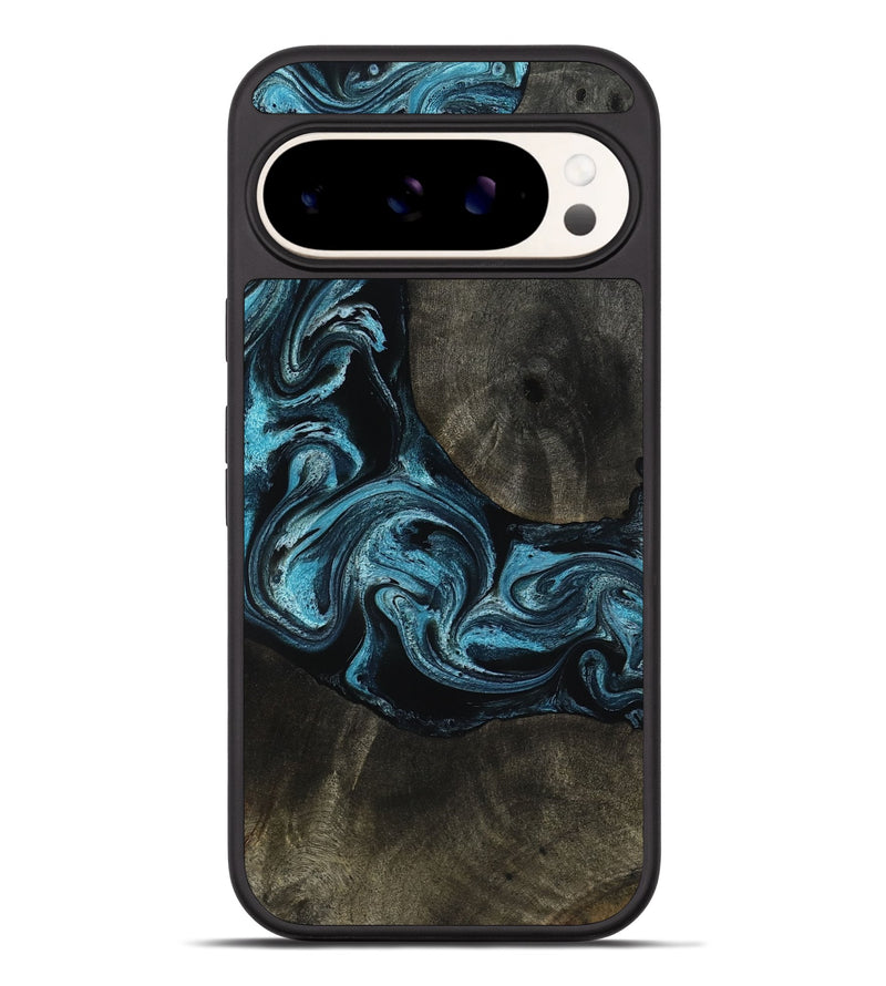 Pixel 9 Pro XL Wood Phone Case - Grady (Blue, 817688)