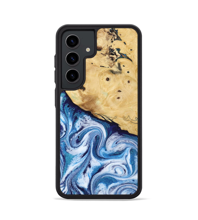 Galaxy S24 Wood Phone Case - Admiral (Blue, 817689)