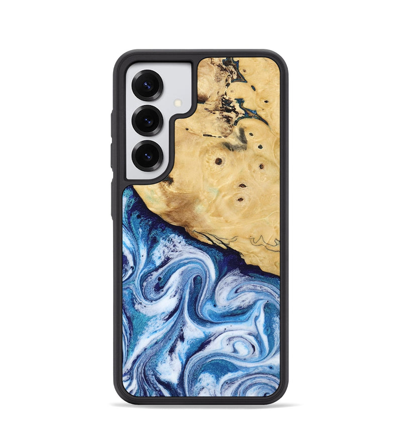 Galaxy S25 Wood Phone Case - Admiral (Blue, 817689)
