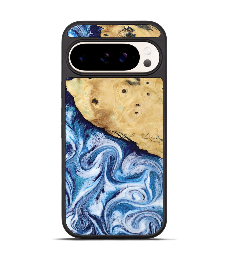 Pixel 9 Wood Phone Case - Admiral (Blue, 817689)