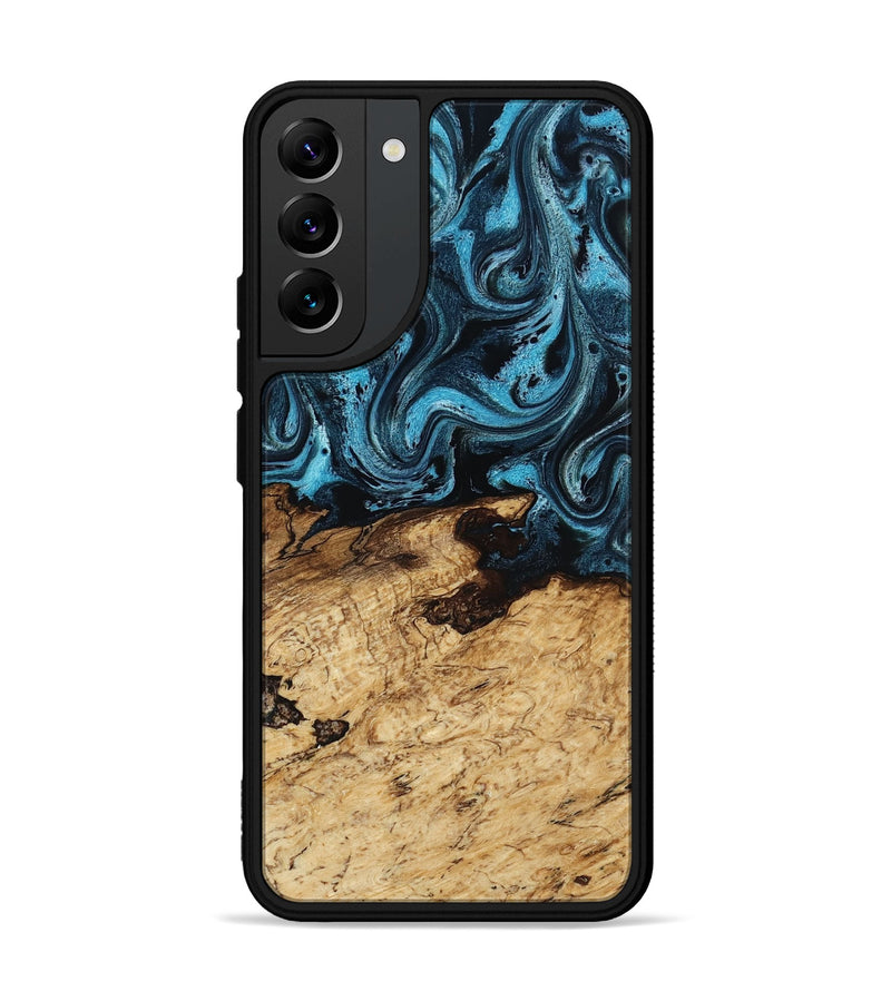 Galaxy S22 Plus Wood Phone Case - Maximus (Blue, 817691)