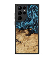 Galaxy S22 Ultra Wood Phone Case - Maximus (Blue, 817691)