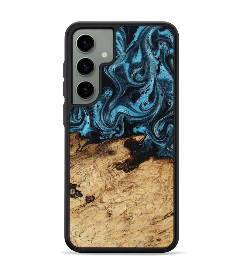 Galaxy S24 Plus Wood Phone Case - Maximus (Blue, 817691)