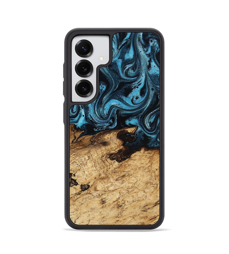 Galaxy S25 Wood Phone Case - Maximus (Blue, 817691)