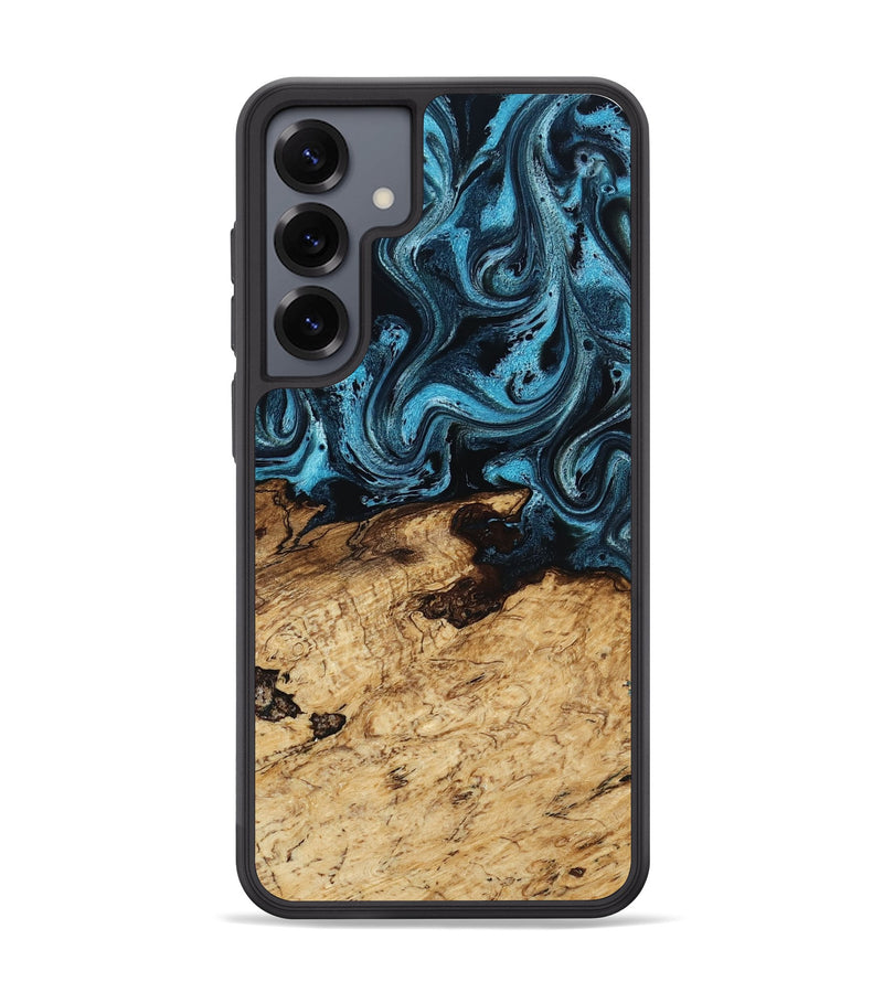 Galaxy S25 Plus Wood Phone Case - Maximus (Blue, 817691)
