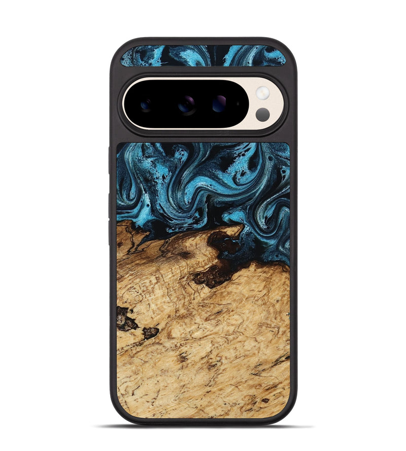 Pixel 10 Wood Phone Case - Maximus (Blue, 817691)