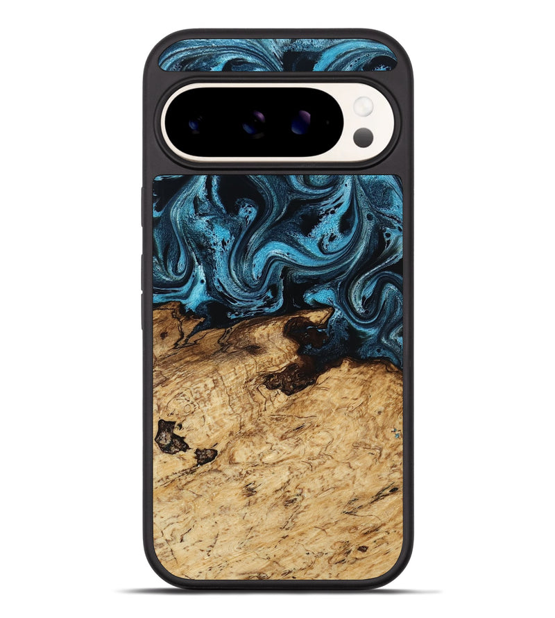 Pixel 9 Pro XL Wood Phone Case - Maximus (Blue, 817691)