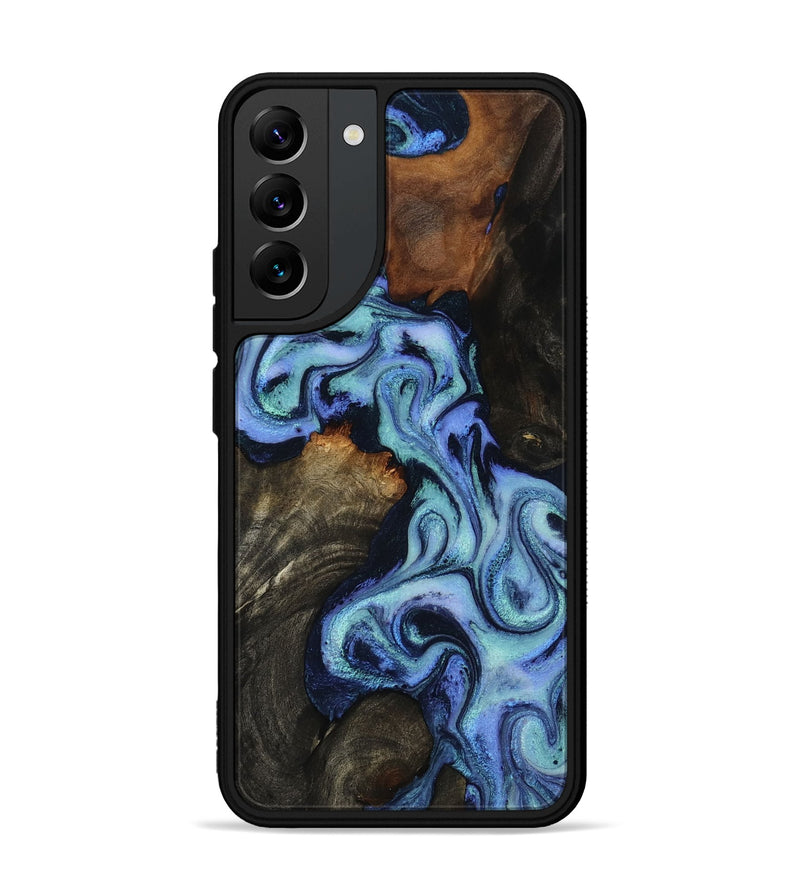 Galaxy S22 Plus Wood Phone Case - Kylee (Blue, 817693)