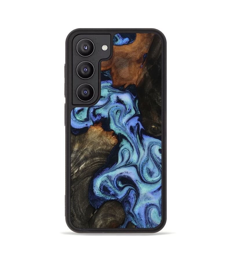 Galaxy S23 Wood Phone Case - Kylee (Blue, 817693)