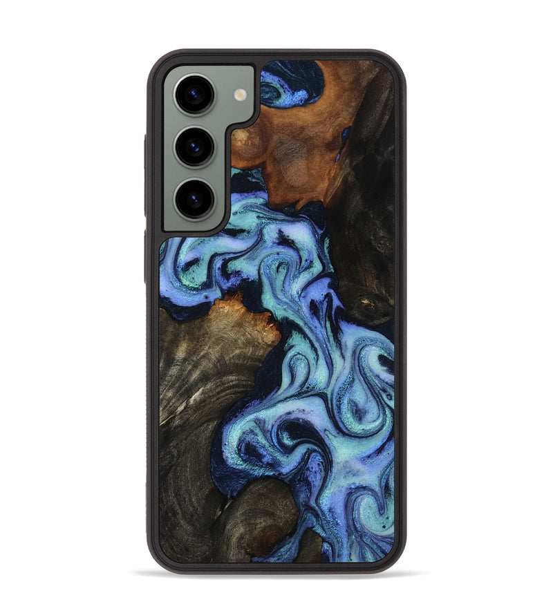 Galaxy S23 Plus Wood Phone Case - Kylee (Blue, 817693)