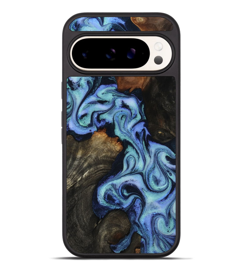 Pixel 9 Pro XL Wood Phone Case - Kylee (Blue, 817693)