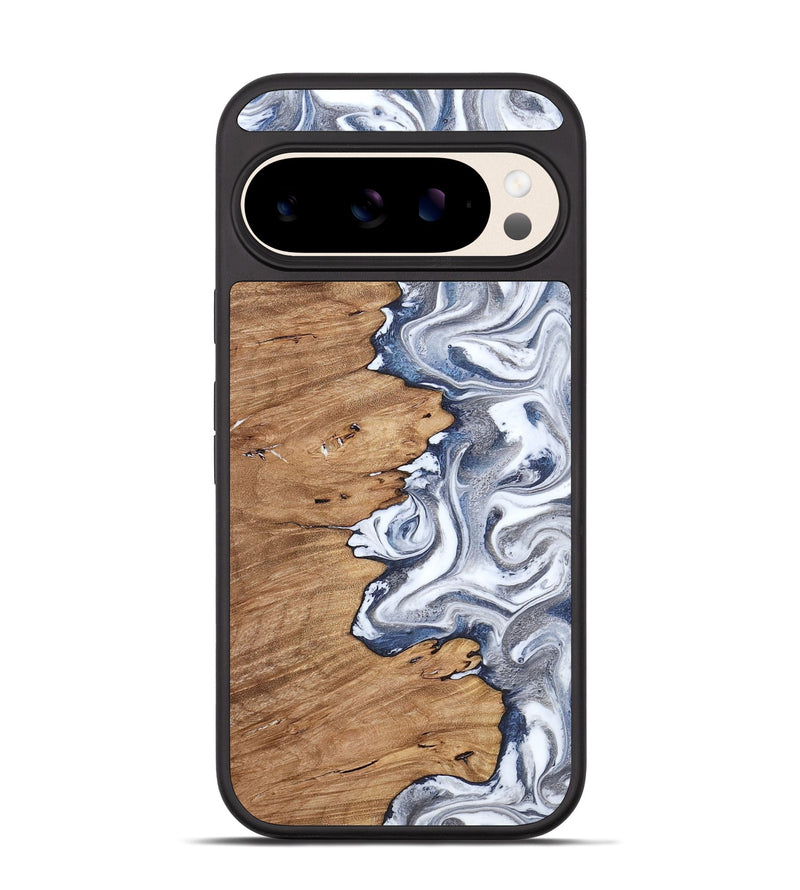 Pixel 10 Wood Phone Case - Donny (Blue, 817694)