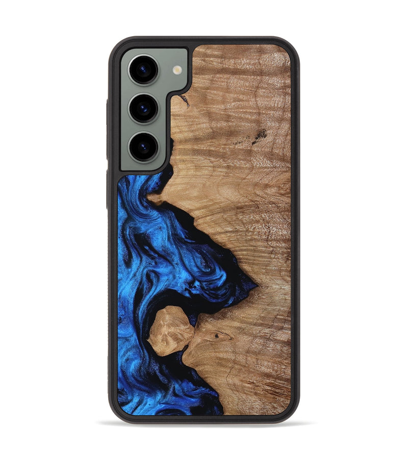 Galaxy S23 Plus Wood Phone Case - Maggie (Blue, 817695)