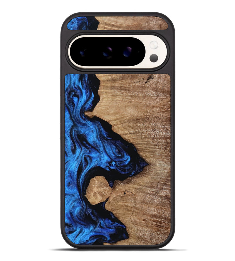 Pixel 9 Pro XL Wood Phone Case - Maggie (Blue, 817695)