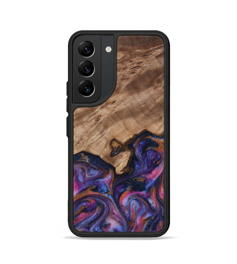 Galaxy S22 Wood Phone Case - Will (Blue, 817696)
