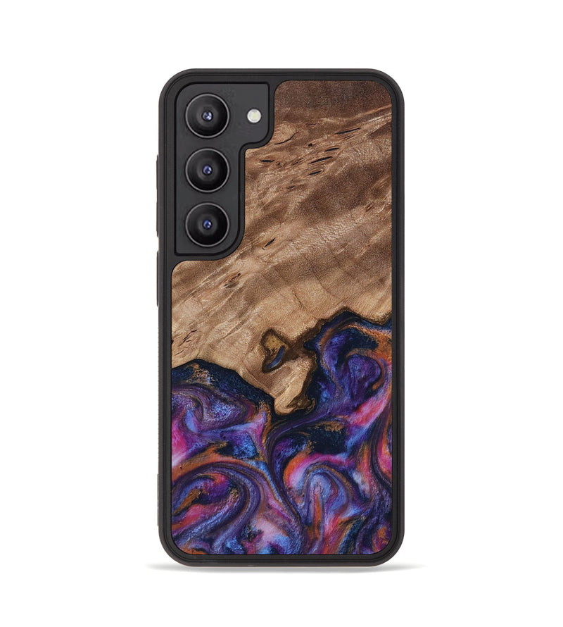 Galaxy S23 Wood Phone Case - Will (Blue, 817696)