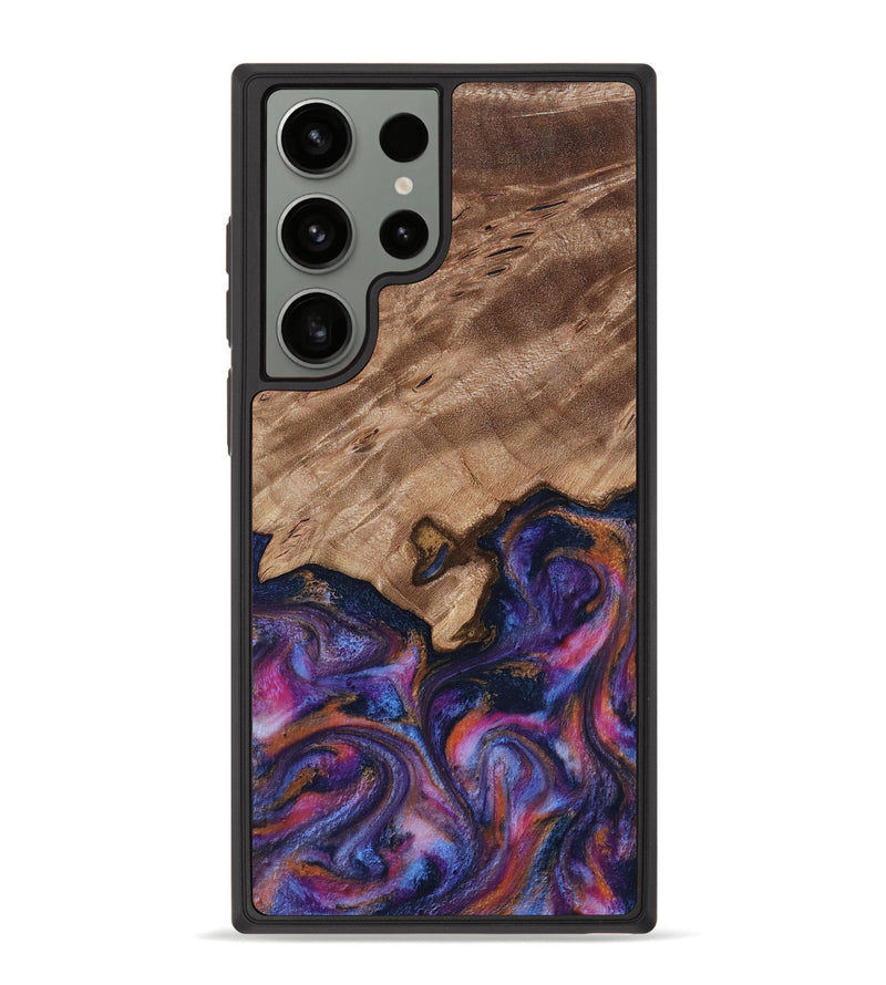 Galaxy S23 Ultra Wood Phone Case - Will (Blue, 817696)