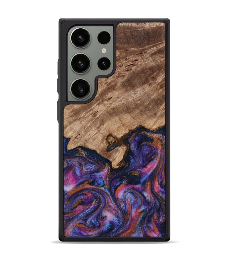 Galaxy S24 Ultra Wood Phone Case - Will (Blue, 817696)