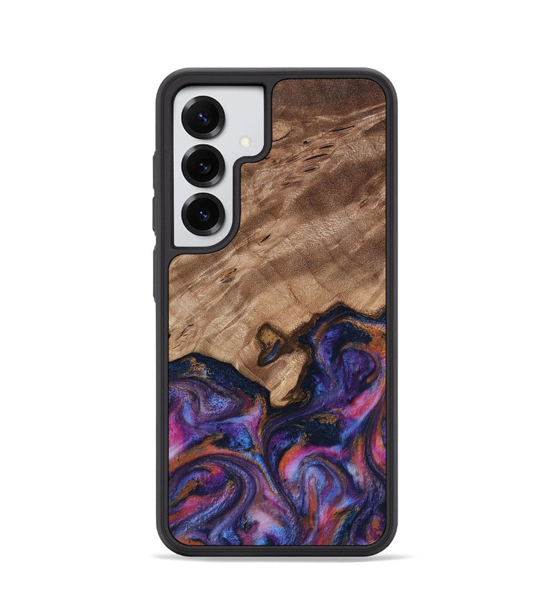 Galaxy S25 Wood Phone Case - Will (Blue, 817696)