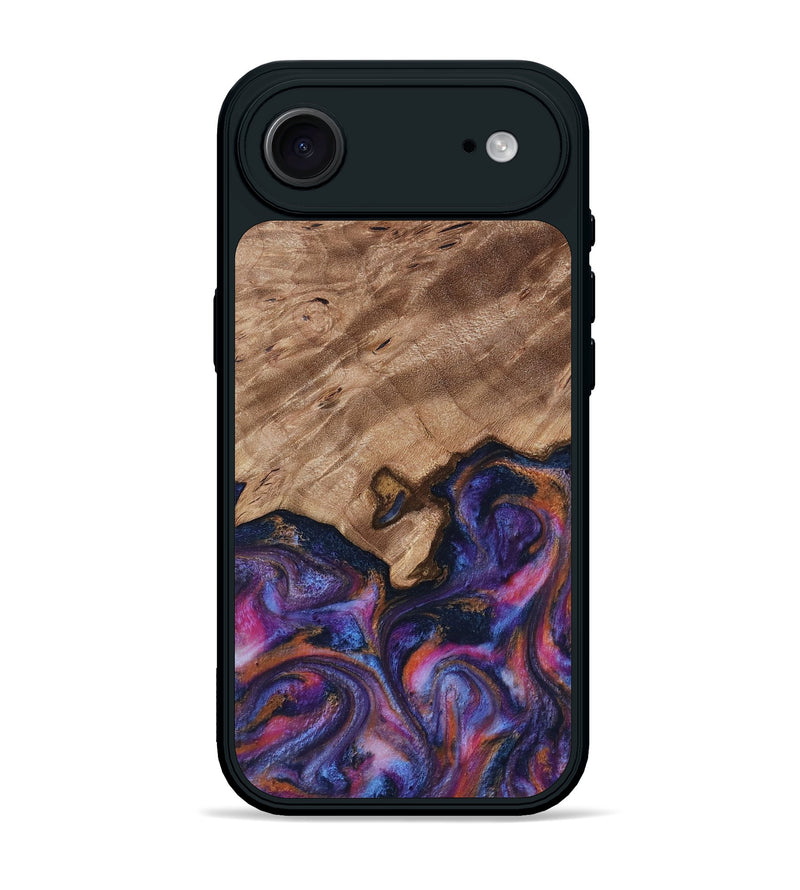 iPhone 17 Air Wood Phone Case - Will (Blue, 817696)