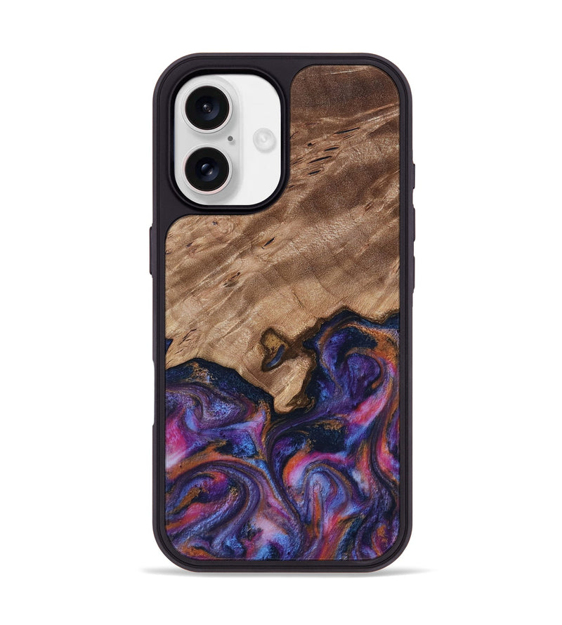 iPhone 17 Wood Phone Case - Will (Blue, 817696)