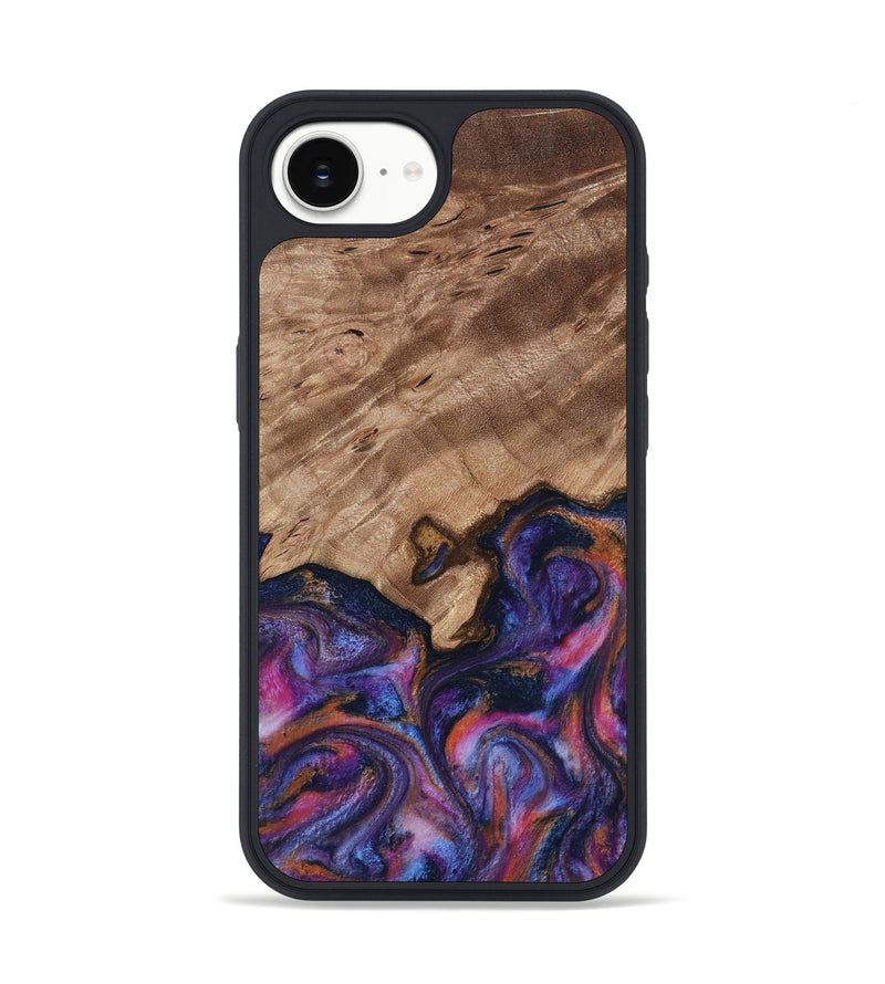 iPhone 17e Wood Phone Case - Will (Blue, 817696)