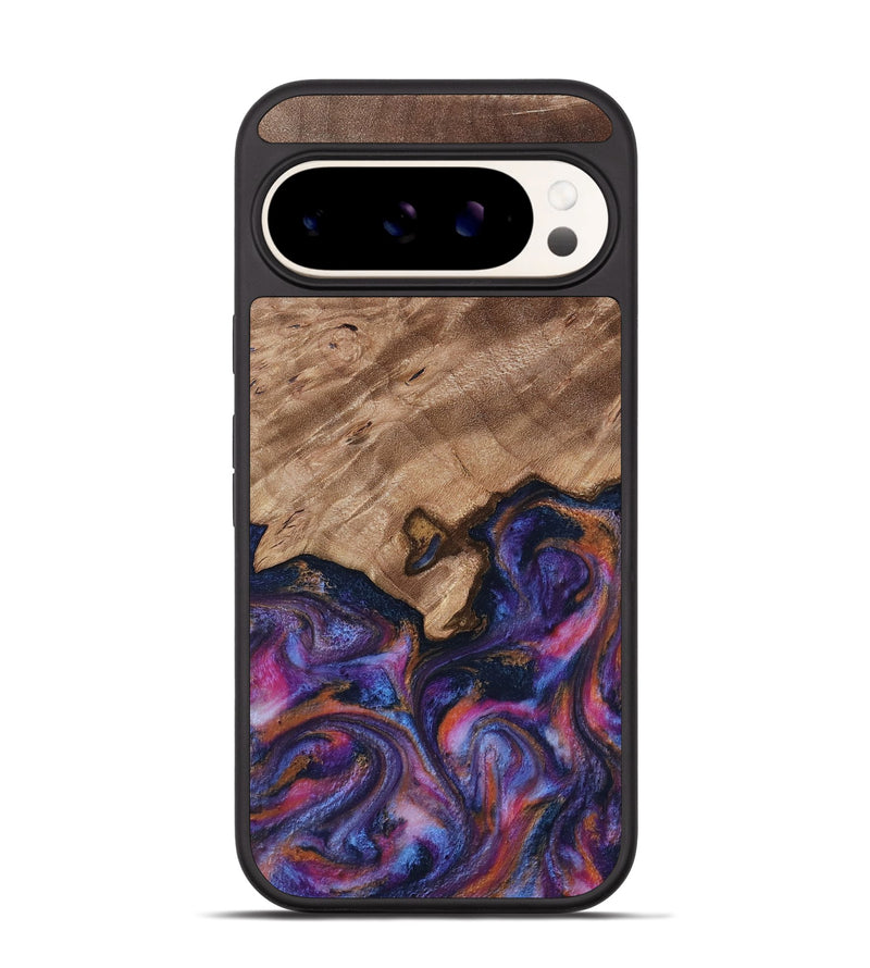Pixel 9 Wood Phone Case - Will (Blue, 817696)