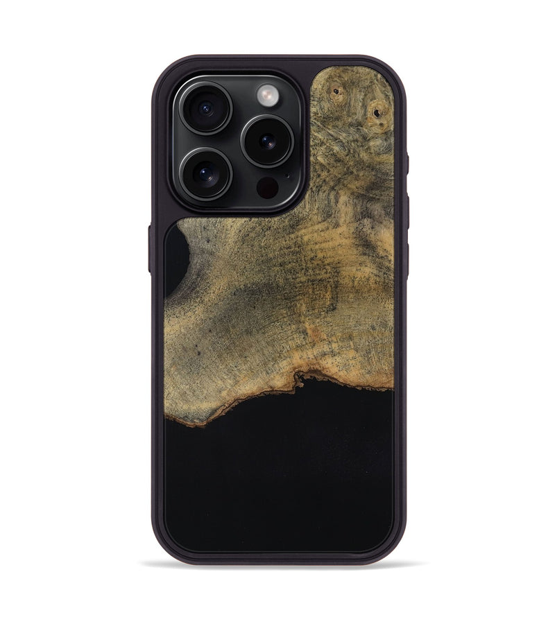 iPhone 15 Pro Wood Phone Case - Brady (Wood Burl, 817697)