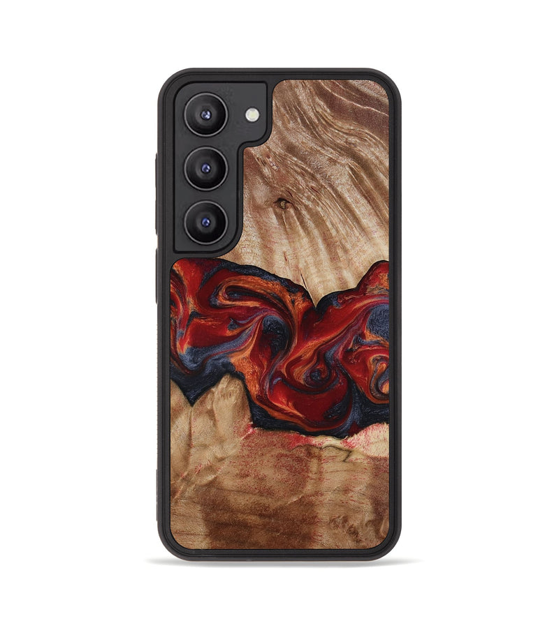 Galaxy S23 Wood Phone Case - Tiara (Red, 817699)