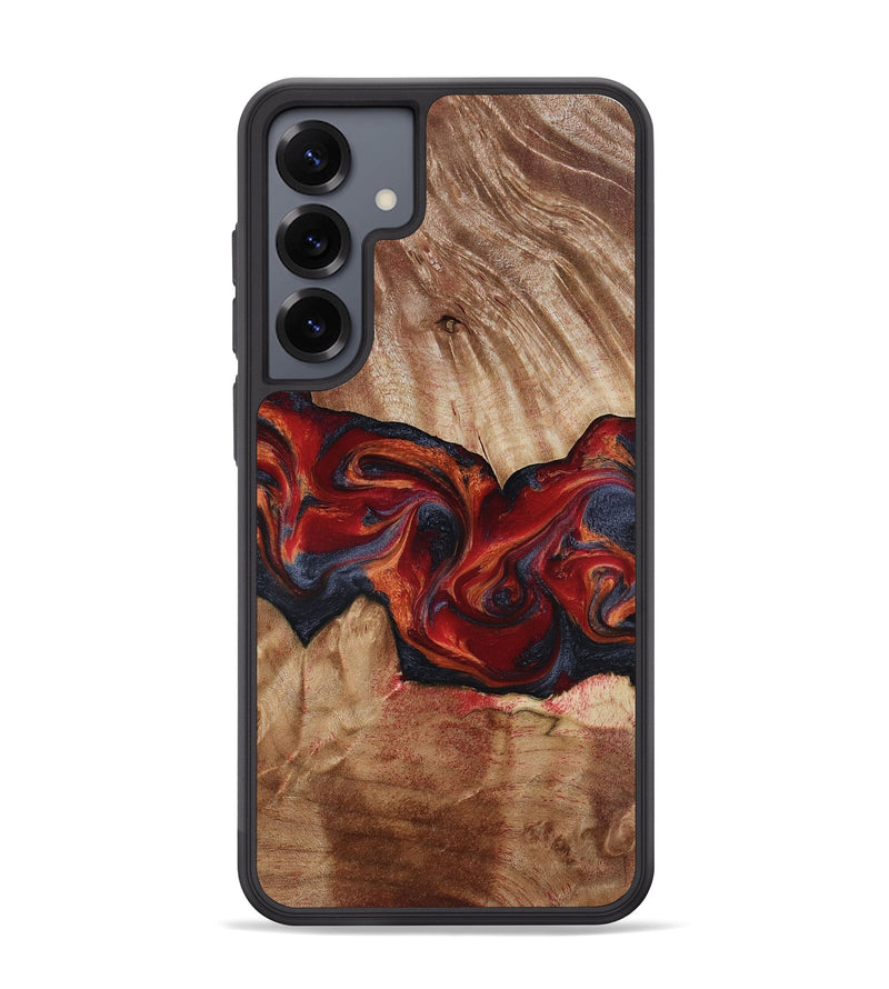 Galaxy S25 Plus Wood Phone Case - Tiara (Red, 817699)