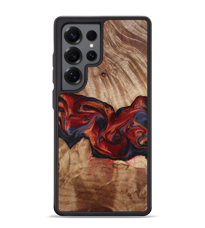 Galaxy S25 Ultra Wood Phone Case - Tiara (Red, 817699)