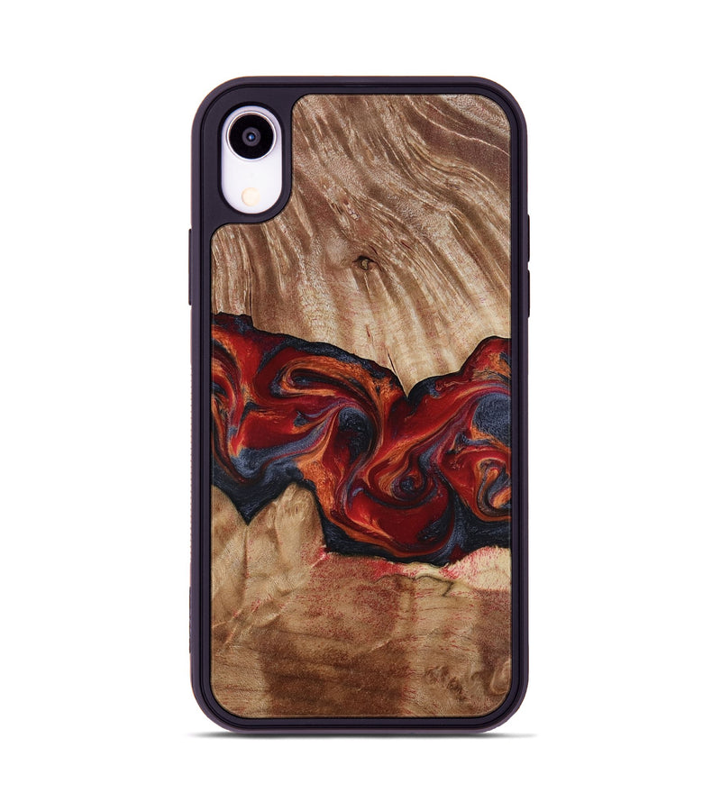 iPhone Xr Wood Phone Case - Tiara (Red, 817699)