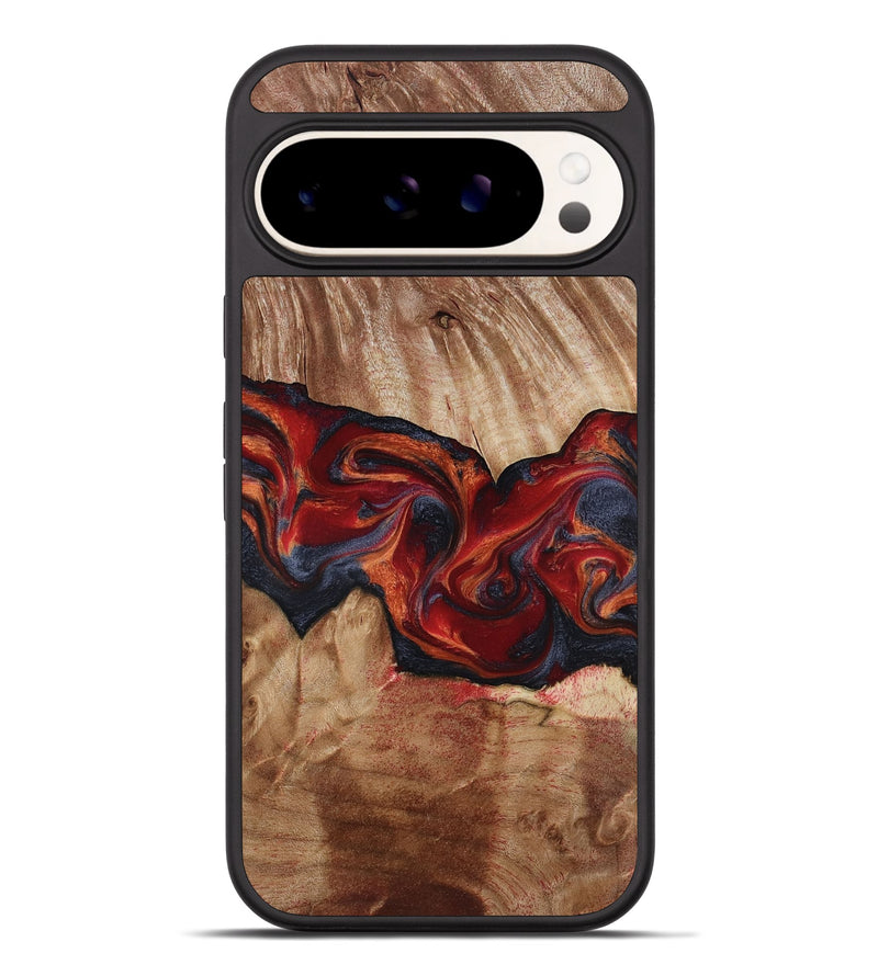 Pixel 9 Pro XL Wood Phone Case - Tiara (Red, 817699)