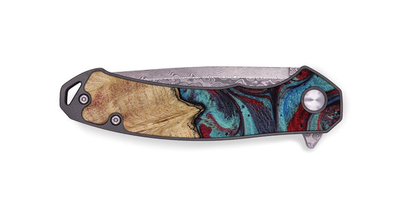 EDC Wood Pocket Knife - Una (Red, 817700)