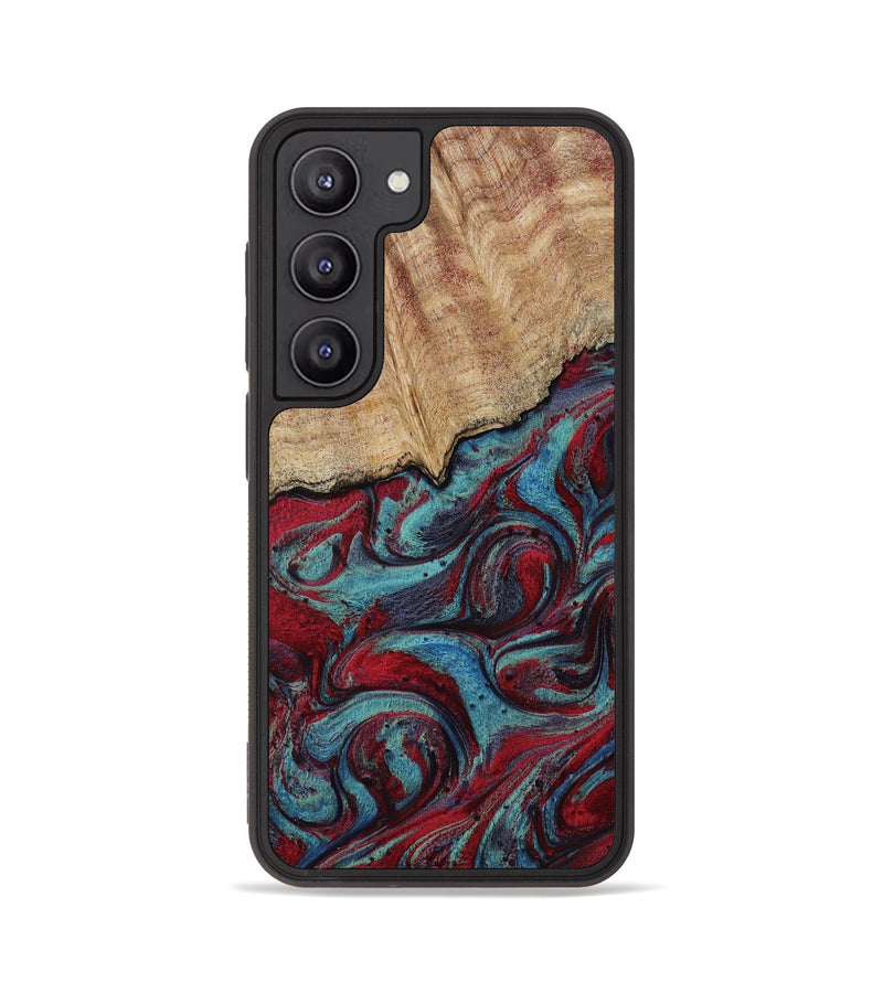 Galaxy S23 Wood Phone Case - Una (Red, 817700)