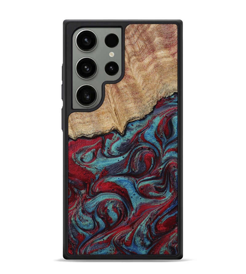 Galaxy S24 Ultra Wood Phone Case - Una (Red, 817700)