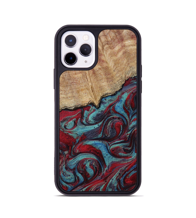 iPhone 11 Pro Wood Phone Case - Una (Red, 817700)
