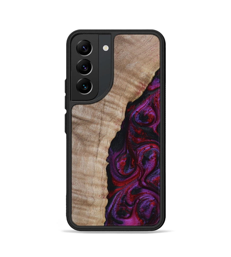 Galaxy S22 Wood Phone Case - Effie (Red, 817702)