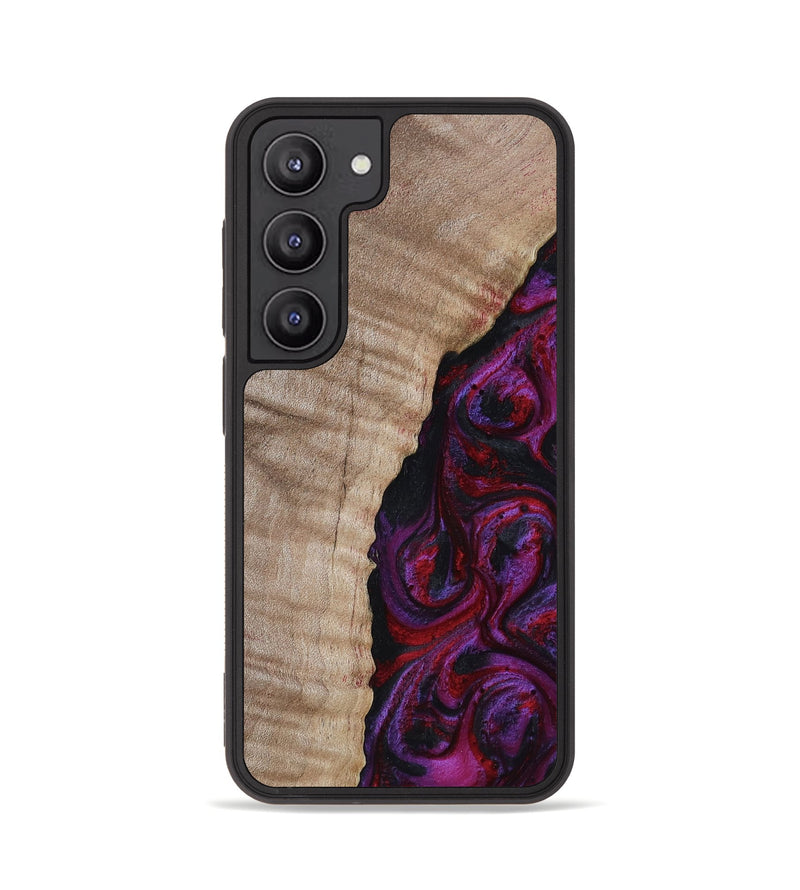 Galaxy S23 Wood Phone Case - Effie (Red, 817702)