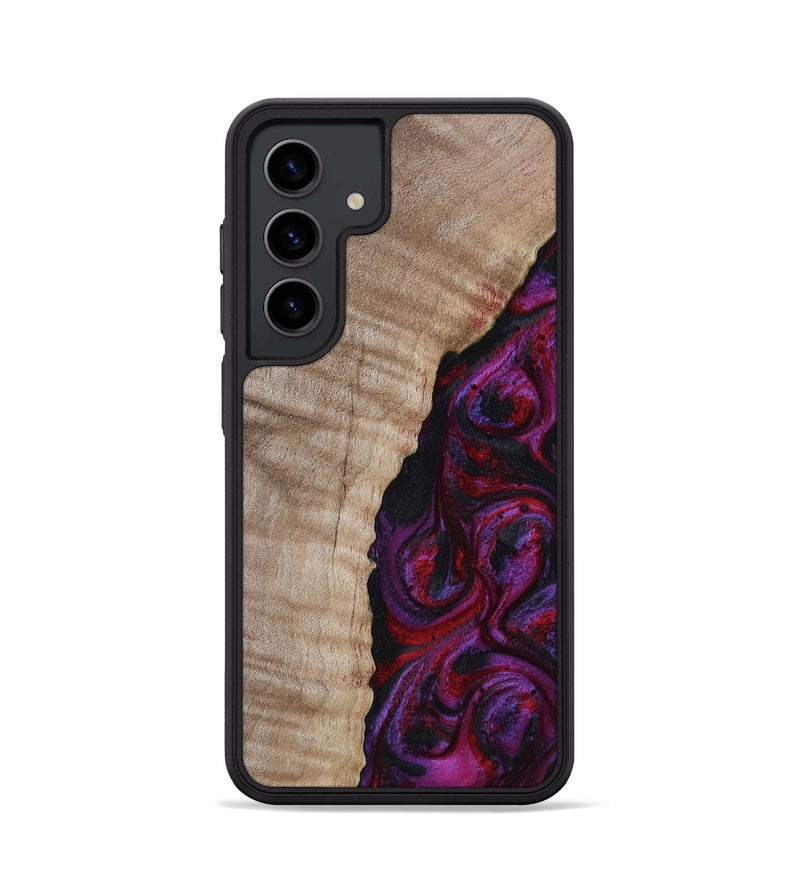 Galaxy S24 Wood Phone Case - Effie (Red, 817702)