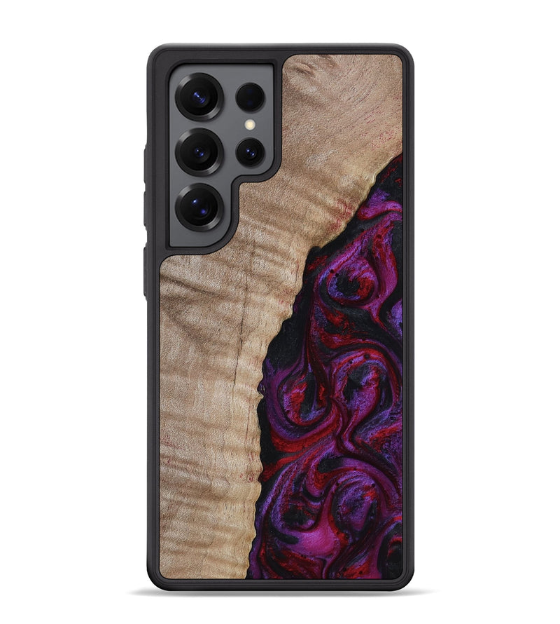 Galaxy S25 Ultra Wood Phone Case - Effie (Red, 817702)