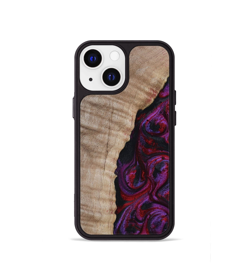 iPhone 13 mini Wood Phone Case - Effie (Red, 817702)