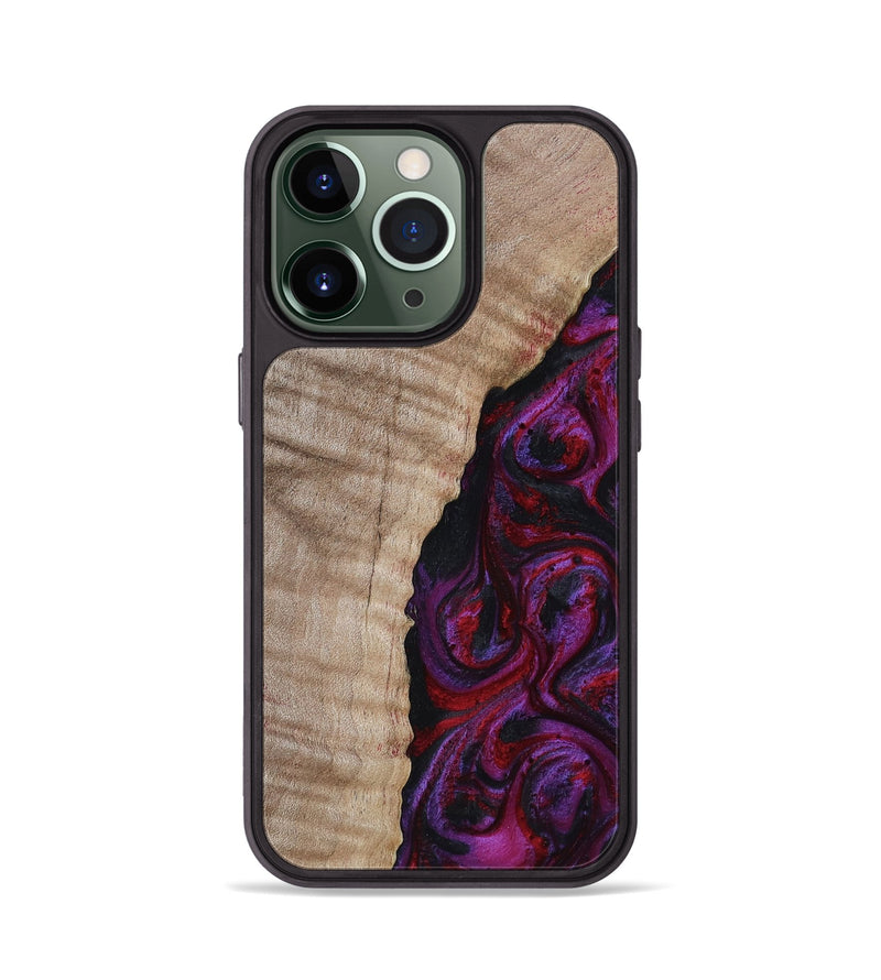 iPhone 13 Pro Wood Phone Case - Effie (Red, 817702)