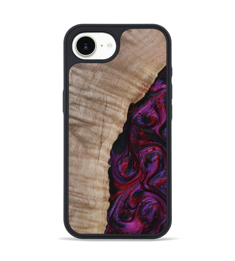 iPhone 16e Wood Phone Case - Effie (Red, 817702)