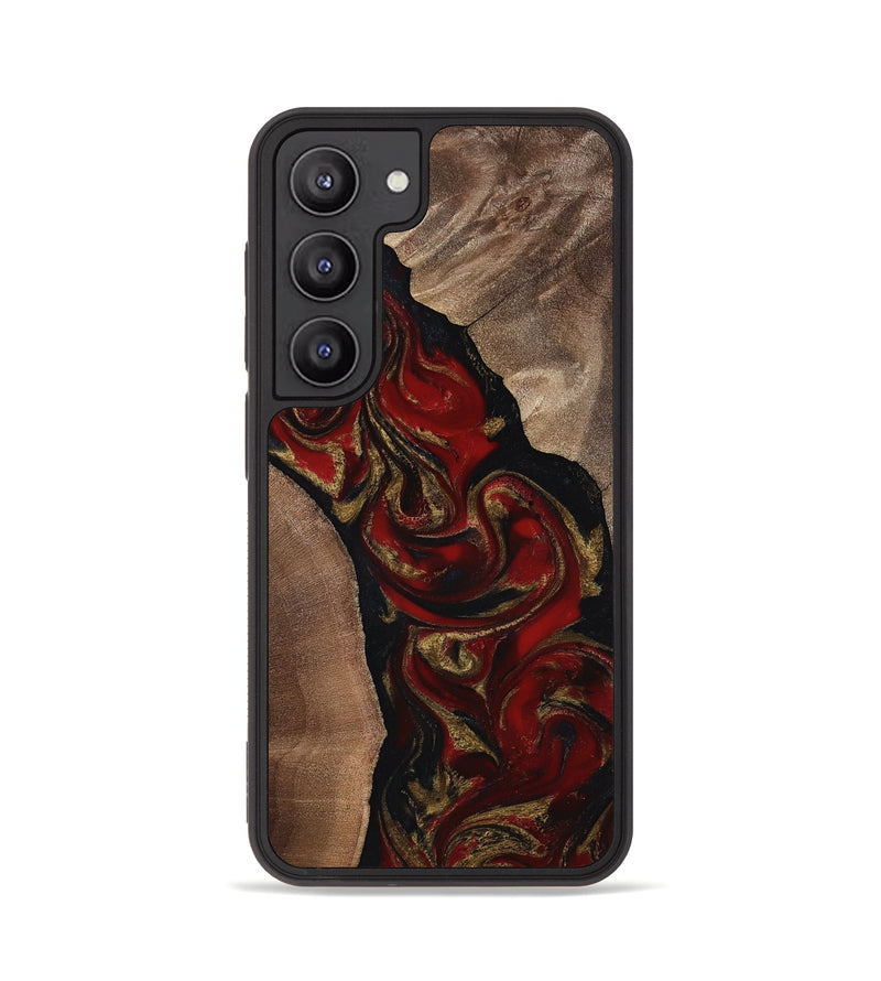 Galaxy S23 Wood Phone Case - Hedwig (Red, 817703)