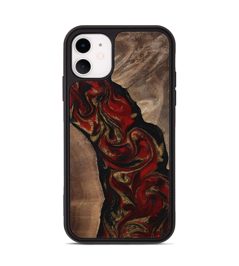 iPhone 11 Wood Phone Case - Hedwig (Red, 817703)